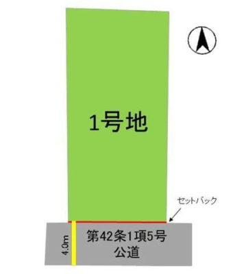 �����������s��攐��1���ڂ̓y�n�̋��}