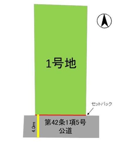 �����������s��攐��1���ڂ̓y�n�̋��}