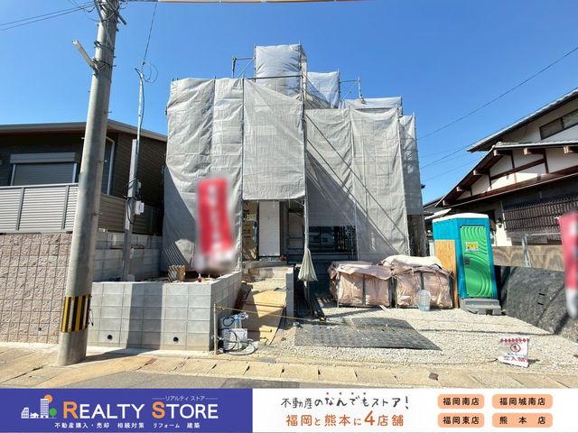 �����������s���捁�Z���u4���ڂ̐V�z��ˌ��Ă̌��n�O�ώʐ^